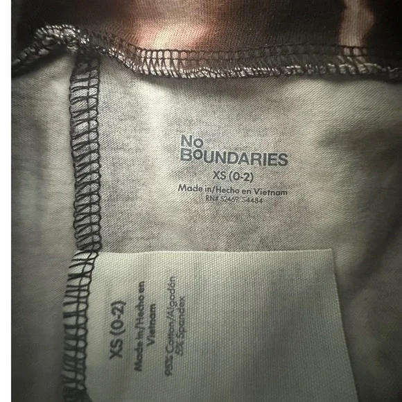 No Boundaries Pink & Brown Tie Dye Capri Leggings Stretch Athleisure Women's XS - Picture 3 of 5